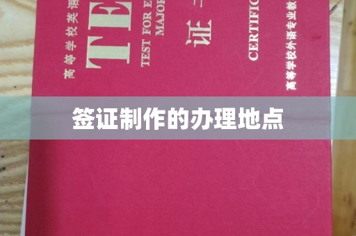 洪山签证制作的办理地点